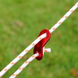 WOODP 10pcs Camping Equipment Fastener Tool Tent Camping Accessories Non-Slip Cord Fishbone Stopper Lock Buckles Adjustable Buckle Awning 2 Hole Tensioners Tent Rope Buckles Tent Rope Tensioners Wind Rope Peanut Stopper Cord Lock Buckles