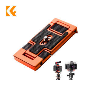 K&F 2 in 1 Arca Swiss Quick Release Plate Camera and Smartphone Mount Tripod Holder CA02