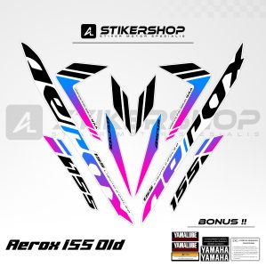 STIKER STRIPING AEROX OLD - LAMA GRAFIS VARIASI 045