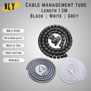 Flexible Spiral Tube Cable Organizer Wire Management Cord Protector