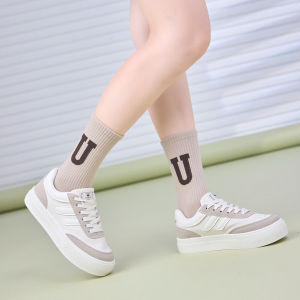 Giày Thể Thao Nữ MWC A183 - Sneaker Nữ Chất Da Tổng Hợp Đế Cao 3CM Trẻ Trung Năng Động