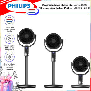 BẢO HÀNH 24 THÁNG - Quạt tuần hoàn không khí Serial 3000 động cơ biến tần cao cấp. Thương hiệu Hà Lan nổi tiếng Philips - ACR3242CFD