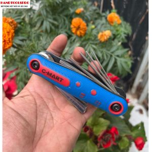 Bộ lục giác gập đầu bằng 8 chi tiết 1.5-8mm C-MART F0194
