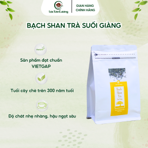 Bạch Shan Trà Suối Giàng - Lộc Tân Cương - Trà shan tuyết cổ thụ trên 300 năm tuổi - gói 100gr