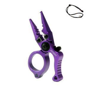 MUQZI Line Cutter Fishing Pliers Aluminum Alloy Hook Remover Ring Openers Pliers Multifunction Multitool Mini Lure Pliers Pesca Accesorios