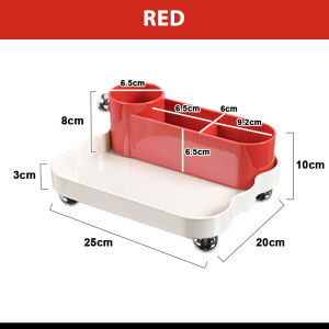 ROCO Luxury Desk Organizer Storage Rack Rak Penyimpanan Solek Cosmetic Holder Toilet Countertop Organizer Basket