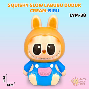 TAIYO Squishy Slow Abubu Duduk Sit Karakter Colorful Squisi Pencet Dekompresi Pinch Squeeze Mainan