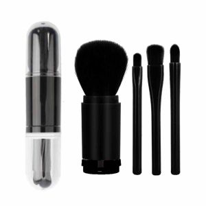 5pcs/4pcs Mini Makeup Brush Set Blending Powder Eye Shadow Foundation Brush Portable Travel Cosmetics