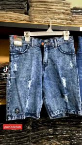 CELANA PENDEK JEANS SOBEK PRIA