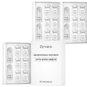 Zyvarn Facial Serum Roller Set Nourishes Skin And Fights Aging / Targets Fine Lines And Wrinkles / Deep Moisturization / Suitable For All Skin Types / Safe For Sensitive Skin / Travel-Friendly / Gentle Formula Cares For Delicate Skin And Enhances Elastici