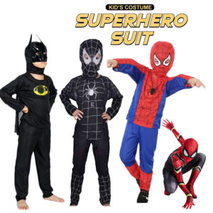 DENOSWIM Kids Spideman/bat/ Superhero Cosplay Mask Halloween Costume Children Boys Girls Coser Toys