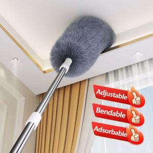 Adjustable & Bendable Microfiber Duster - Washable Reusable Cleaning Tool for High Ceilings Furniture and Cars 3 Red Thumbs-Up Symbols of Approval Dusters for Cleaning