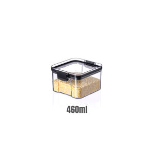【PH Stock】460/700/950/1300/1800ML Multi-function Kitchen Seal Storage Tank Square Food Preservation Storage Jars Plastic Transparent Cans
