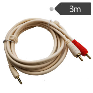 Dây loa 1 đầu 3.5mm ra 2 đầu AV dài 3m hãng Choseal