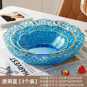 จานเครื่องบรรณาการอุปกรณ์ทำครัวจานใส่ผลไม้จานติ่มซำจานใส่ขนมปังจานลูกอมสินค้าหรูหราสามารถถูกใช้ใช้กับเครื่องล้างจานและไมโครเวฟเตาอบใช้ซ้ำได้ทำความสะอาดง่ายใช้บนโต๊ะอาหารเกรดสูงเหมาะสำหรับเด็กและผู้ใหญ่