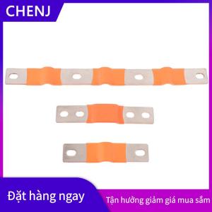 CHENJ Linh hoạt busbar 300A 200A thanh xe buýt Đồng lỏng bảo vệ với cách ly pin kết nối dẫn điện ban nhạc elliptic