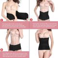 3 In 1 Postpartum Belly Band Wrap - Abdominal Binder Post Surgery C Section Compression Girdle Belt. 