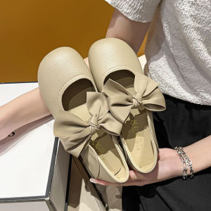 Ielgy hai mặc Giày beanie của phụ nữ 2024 ấm áp và mềm mại đế một chân Loafer Giày bệt