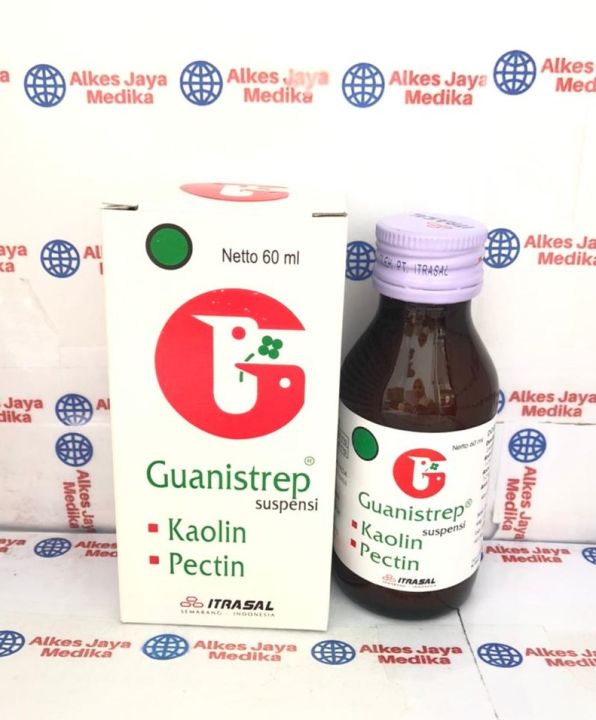 Guanistrep Sirup 60 ml (obat diare anak dan dewasa)