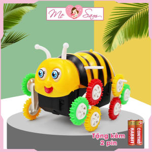Xe đồ chơi con ong nhào lộn 360 vượt địa hình cho bé kèm 2 pin Shop Mẹ Sam