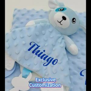 Personalized Baby Blanket Custom Name Soft Minky Dot 2-Piece Blanket Set Baby Shower Gift for Boys Girls2026