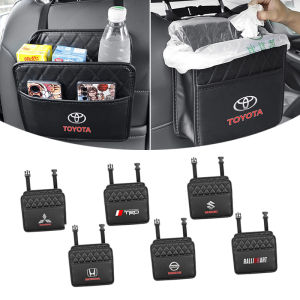 【COD+IN STOCK+Fast Delivery】Car Organizer Storage Bag Universal Car Rear Seat Storage Bag Can Hanging Car Trash Bag Car Organizer Back Seat Back Seat Organizer Black Car Seat Storage Bag Car Interior Decoration Car Accessories Inside