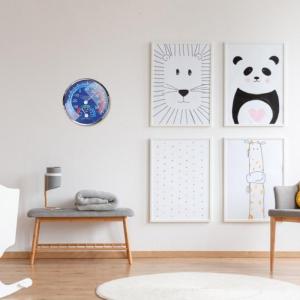 Temperature Humidity Detector Meter Gauge for Indoor Home Baby Room Wall Analog Thermometer Hygrometer(English Version)