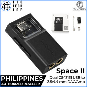 Tanchjim Space 2 USB Type-C/A to 3.5mm/4.4mm Dual CS43131 DAC/AMP Earphone Headphone Compact Adapter