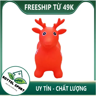 [ HCM giao 1-2 ngày ] Thú nhún bơm hơi Tuần Lộc cao cấp mẫu mới LOẠI LỚN CHO BÉ
