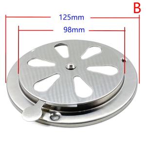 LEI Universal 95mm 125mm Adjustable Air Vent Grille Round Cover for Professional Ventilation Projects