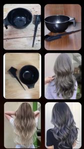 Combo Lược Nhuộm + Chén Nhuộm  - Dụng Cụ Trợ Nhuộm Tóc Tại Nhà Tiện Lợi Tái Sử Dụng Nhiều Lần
