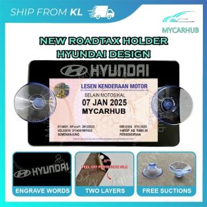 Toyota 2 Layers Acrylic Roadtax Holder Small Size With Suction Cup Toyota Honda Nissan Audi Mercedes Benz Kia Hyundai