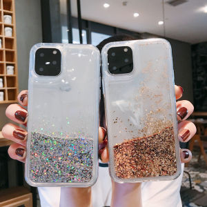CrashStar Moveable Quicksand Bling Liquid Soft Phone Case for iPhone 16 15 14 13 12 11 Pro Max Mini XS XR X 7 8 6s 6 Plus + SE 2020 Back Cover Casing 【Ready Stock & Fast Delivery】
