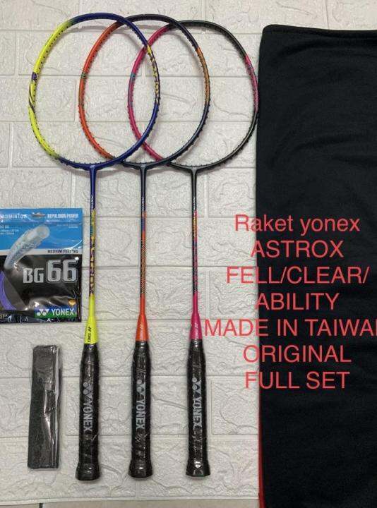 [SUPERTIVE STORE1] YONEX ASTROX CLEAR/FEEL/ABILITY RAKET BADMINTON ...