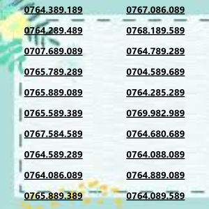 (hỗ trợ ESIM)Sim Mobifone phong thủy đuôi 89x89  4G/5G data 180GB [SIM CHƯA KÍCH HOẠT PHẢI ĐĂNG KÝ CHÍNH CHỦ]
