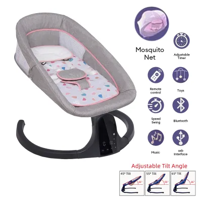 Playpark Baby Rocking Chair Electric Baby Rocker Baby Swing Chair for Newborn Cradle