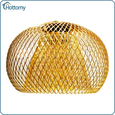 Metal Pendant Light Shades Hanging Light Cover Chandelier Cover Ceiling Light Cover for Restaurant Bedroom Cafe Teahouse Home