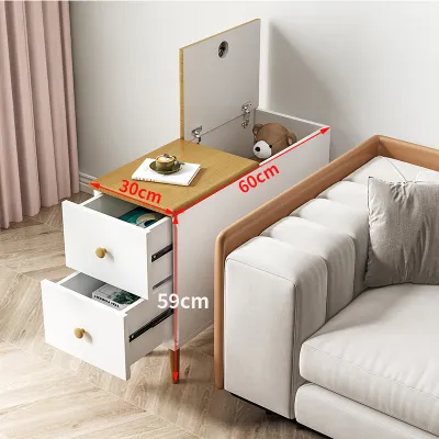 Magic Home Side Table For Living Room Sofa Side Bedside Nordic Simple Modern Wooden Corner Storage Cabinet