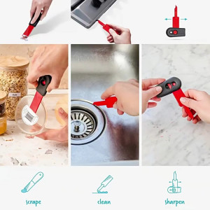 Ergonomic Creative Glass Top Stove Self Sharpening for Efficient Cleaning Home Kitchen Bathroom Car Maintenance