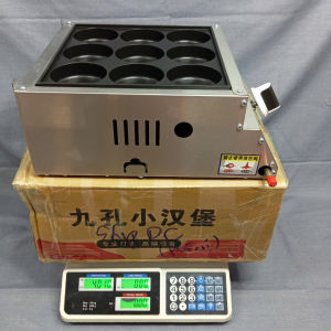 {Đủ Mẫu} Máy Làm Bánh Tự Động 20 Viên Bạch Tuộc + 9 Lỗ Tròn 8 Cm MÁY ĐÔI RJ18KE Egg Burger + Egg Tart + Red Bean Cake Machine Ele