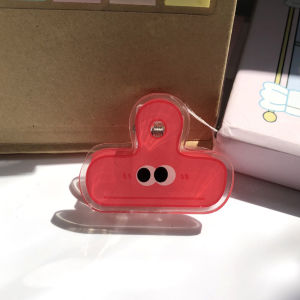 Big eye clip colorful acrylic sealing clip paper clip