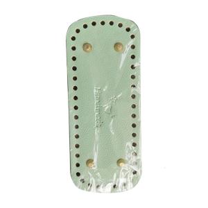 ฐานกระเป๋าโครเชต์ถักหนังวงรี Tas Bulat ด้านล่างพร้อม44กระเป๋าทรงหลุมแผ่นรองรูปเล็บด้านล่างอุปกรณ์เสริมกระเป๋า DIY