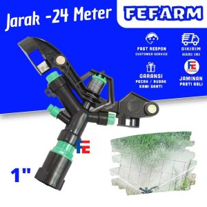 Sprinkler 4 Nozzle Mutar 360 Drajat Sprinkler 1 inchi FEFARM