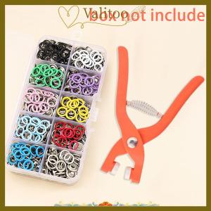 [Valitoo] Plier Tool Colour Metal Snap Sewing Button Claw Set Hollow Solid Snap Fasteners Kit For Installing Clothes Bags