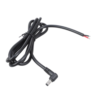 Right Angled DC5525 Male Connector Pigtails Cable 16AWG High Current Capacity 12V 24V Safe for LED Lighting CCTV SetSup