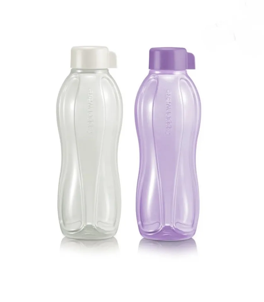 Tupperware Eco Water Bottle 1L (Screw Cap/Flip Cap) Water tight