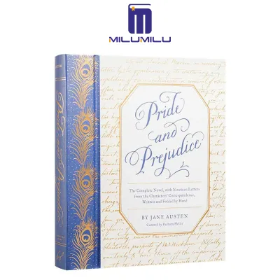 Pride and Prejudice: The Complete Novel with Nineteen Letters from the Characters Correspondence Written and Folded by Hand (Handwritten Classics) Hardcover – Deluxe Edition by Jane Austen Original English books