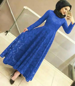 (ZAYIN FASHION) MAXI YUNI FIT TO XL LD 100 PJG 135 CM FULL BROKAT.