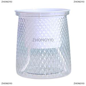 [COD] ZHONGYI0 Chậu cây tự tưới nước hai lớp Bình hoa bằng nhựa trong suốt Chậu hoa lười tự động Chậu Hoa thủy canh trang trí chậu hoa