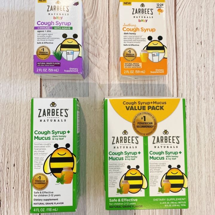 Siro Zarbee's baby and kid Cough Syrup + Mucus - tiêu đờm 118ml - SẢN ...